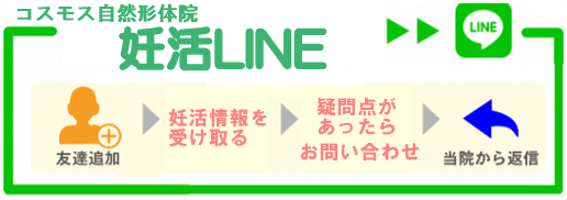 コスモス自然形体院　妊活専用LINE